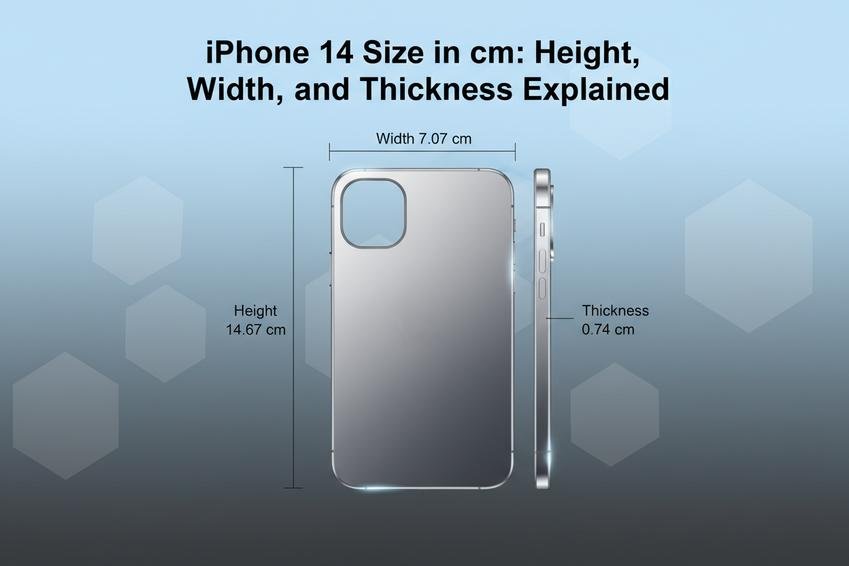 iPhone 14 Size in cm: Height, Width, and Thickness Explained