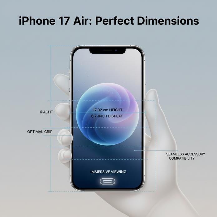 iPhone 17 Air Dimensions: Height, Width, and Thickness Explained