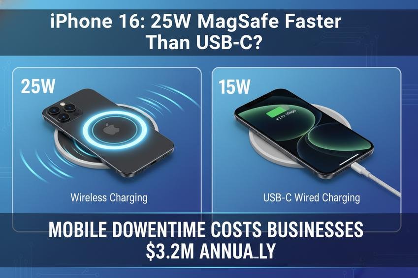 Is 25W MagSafe Faster Than USB-C? iPhone 16 Charging Speeds Tested