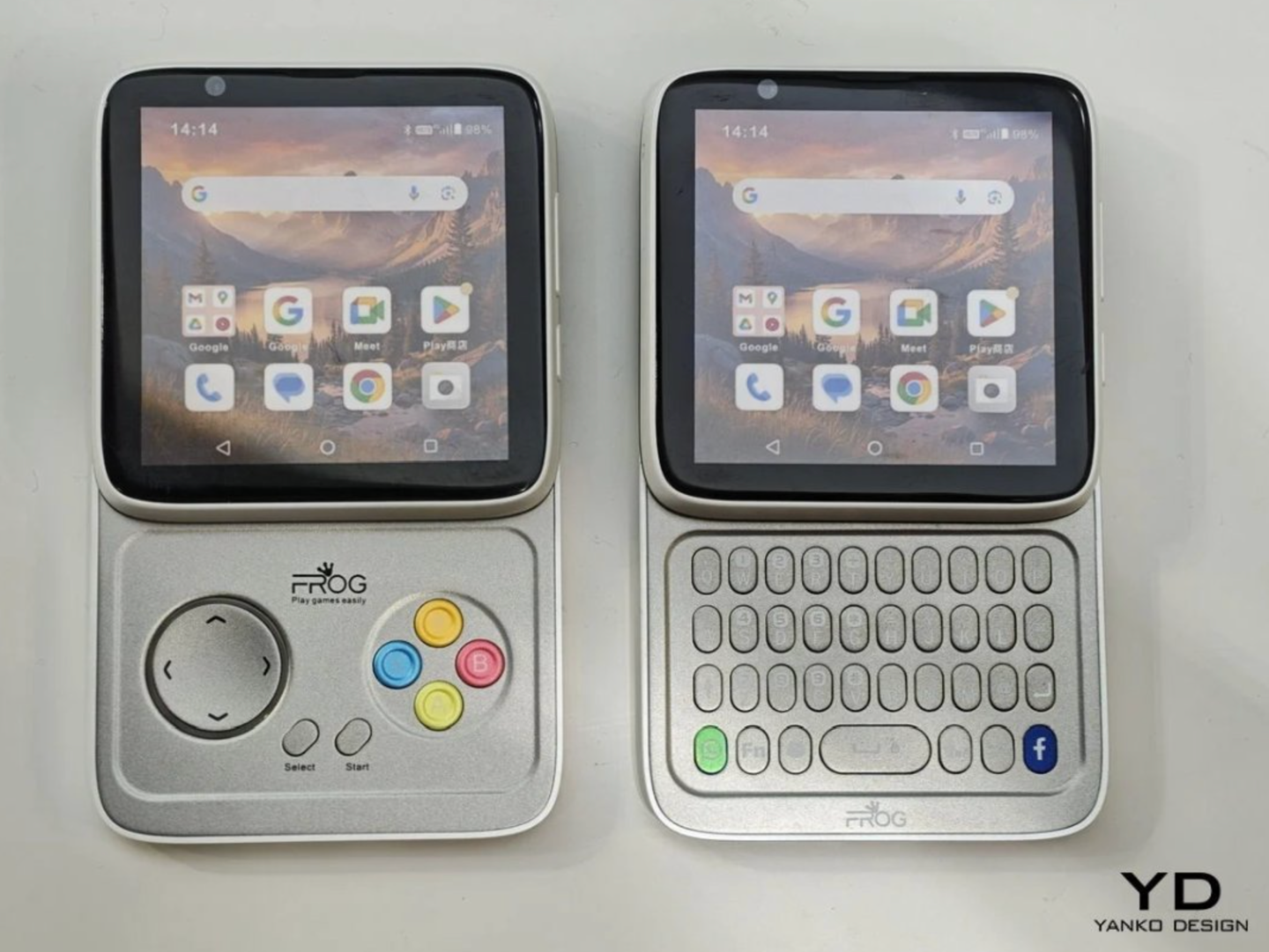 Frog RS1 revives the rotating phone idea with a square display and a hidden physical keyboard