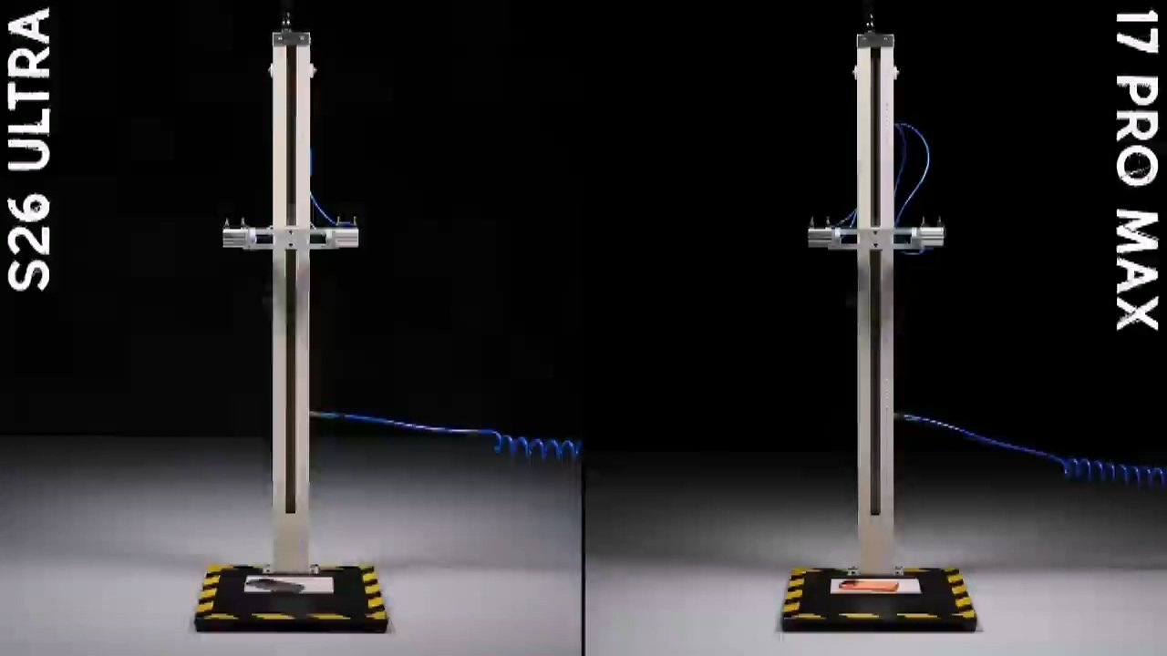 PhoneBuff drop test shows iPhone 17 Pro Max edging out Galaxy S26 Ultra on durability image 2