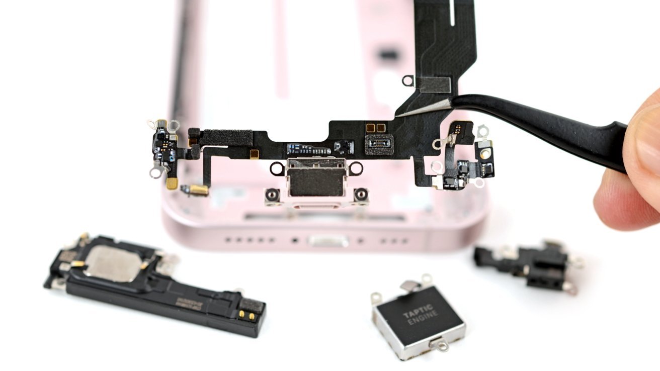iFixit teardown says Apple's iPhone 17e is largely a cross-generation parts remix with strong repair compatibility internal components