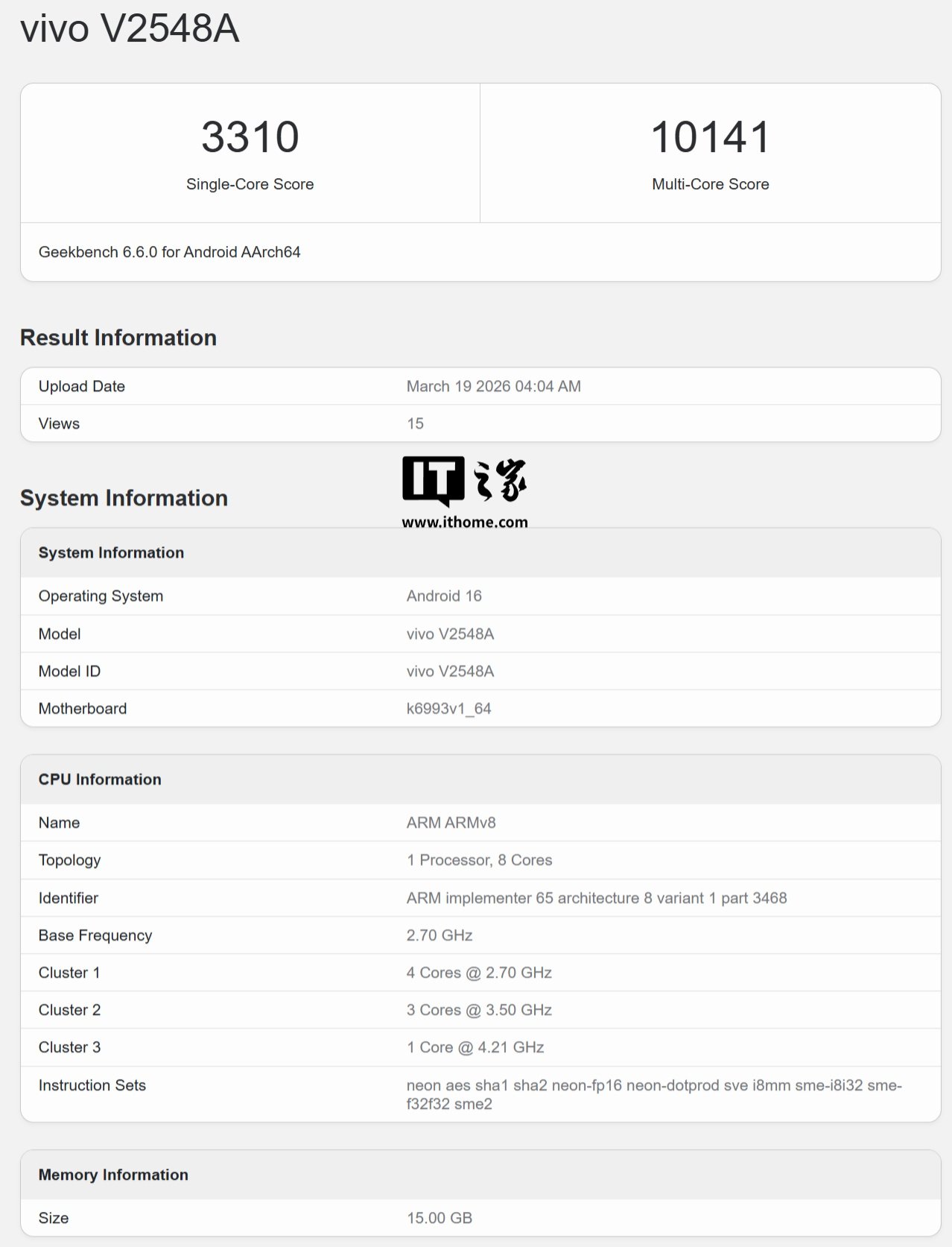 vivo X300s benchmark leak points to a Dimensity 950 chip and 16GB of RAM