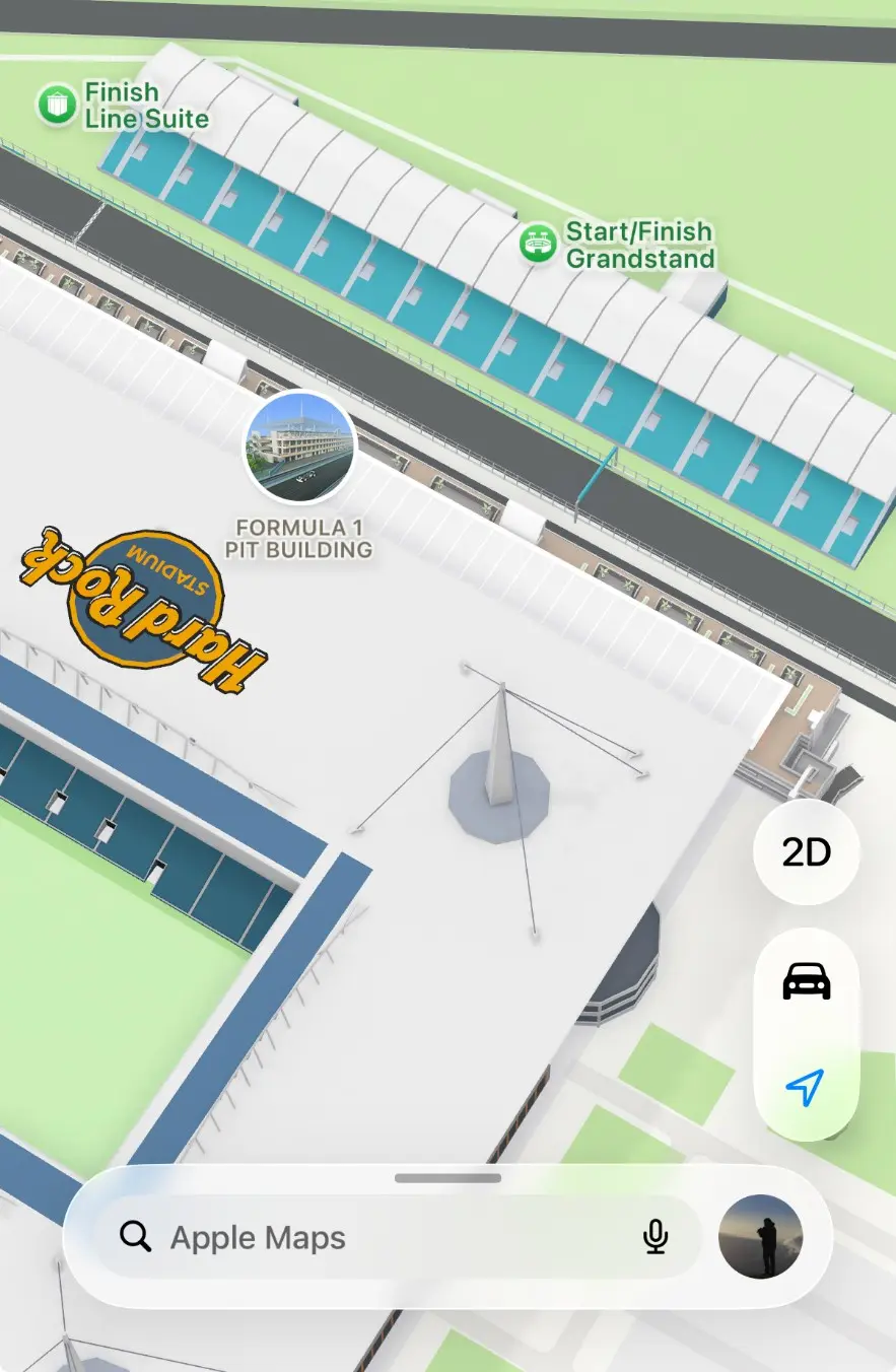 Apple Maps Adds a 3D F1 Miami Experience With Track Landmarks and Navigation Details