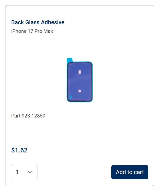 Microscope test shows Apple’s iPhone 17 Pro Max waterproof adhesive outperforms cheaper third-party strips