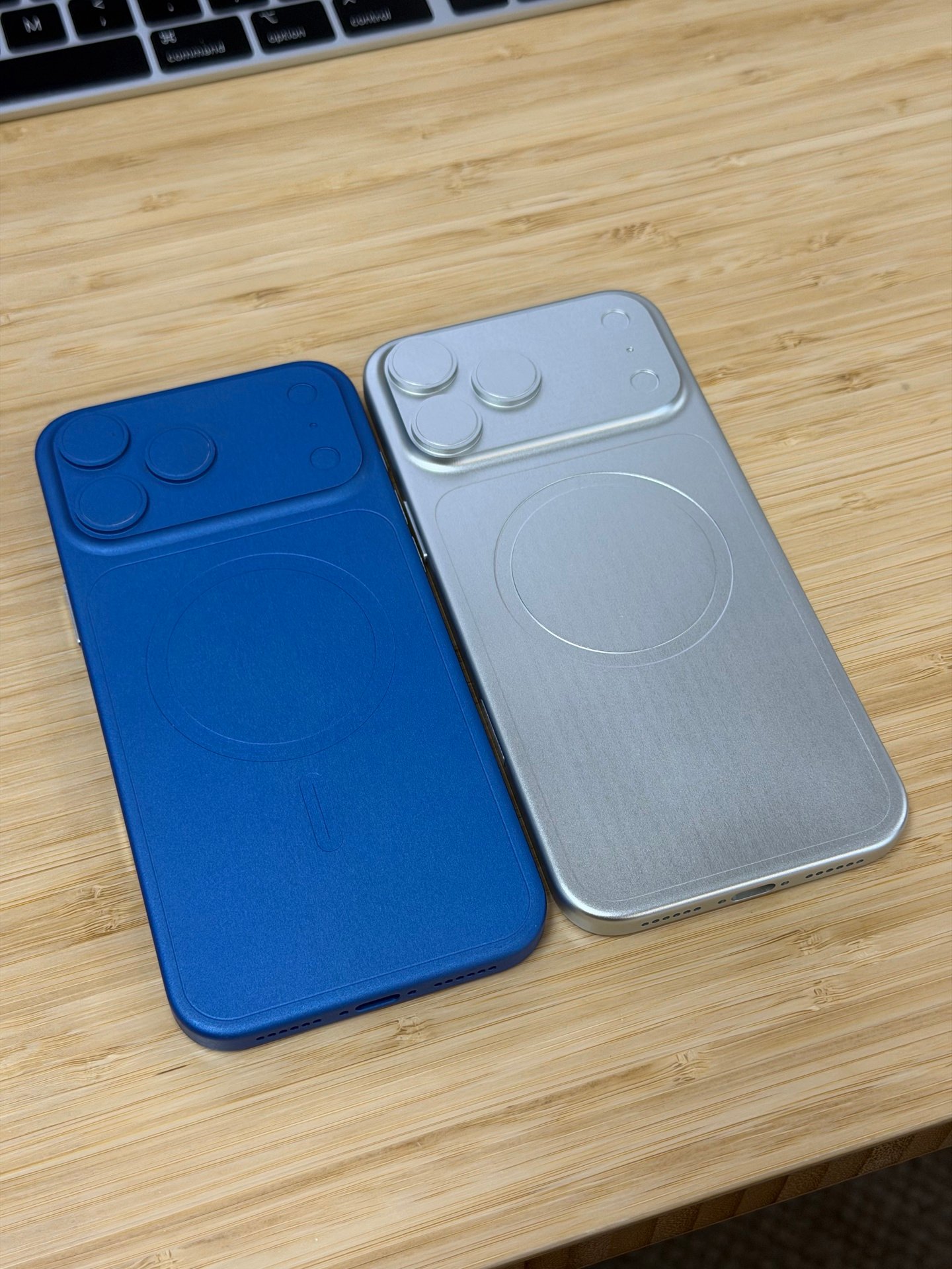 iPhone 18 Pro Max metal dummy photos hint at a thicker camera bump, smaller Dynamic Island, and Apple's C2 modem