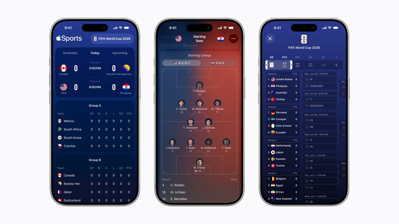 Apple Sports Expands to More Than 170 Markets Ahead of the 2026 World Cup