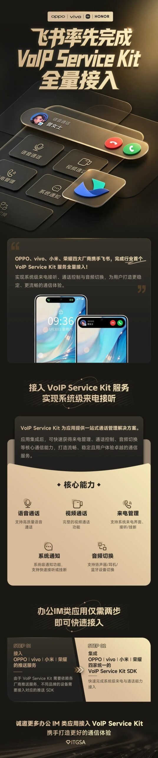 Feishu Brings Android CallKit-Style VoIP Calling to OPPO, vivo, Xiaomi, and Honor Phones