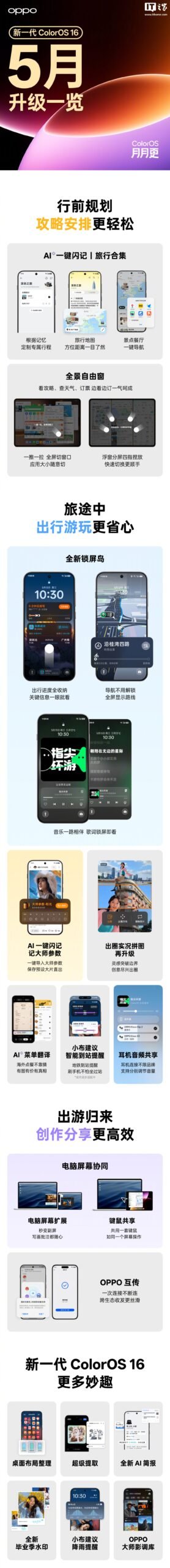 OPPO Begins ColorOS 16 Stable Rollout and Shares Its May Feature Upgrade Plan