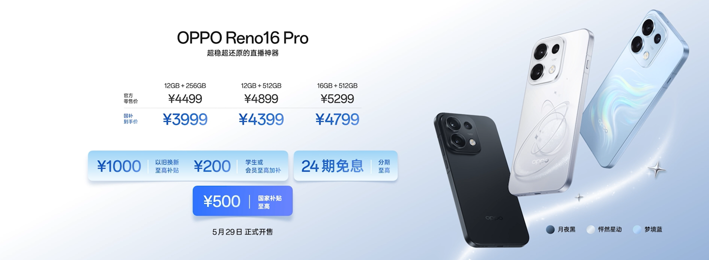 OPPO Reno16 and Reno16 Pro Launch With Big Batteries, 200MP Cameras, and New AI Shortcuts