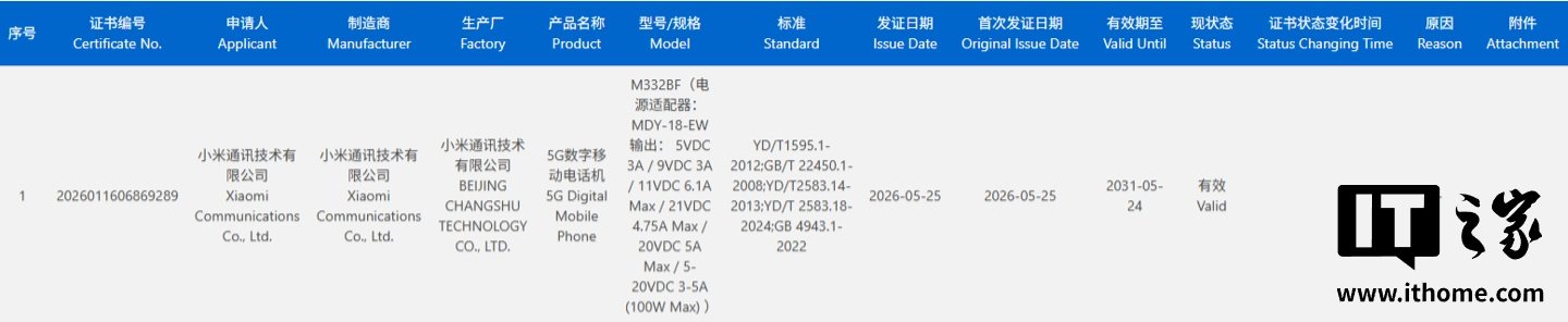 REDMI K90 Ultra Appears to Clear 3C in China With 100W Wired Charging
