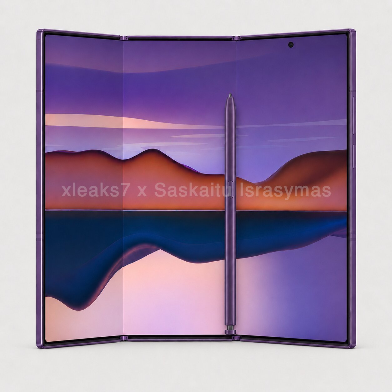 Samsung Patent Shows a Tri-Fold Phone Hinge That Could Store and Charge an S Pen