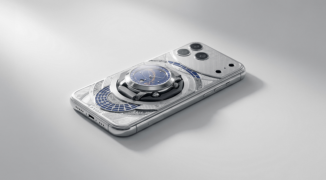 Caviar iPhone 17 Pro Max watch vault mechanism