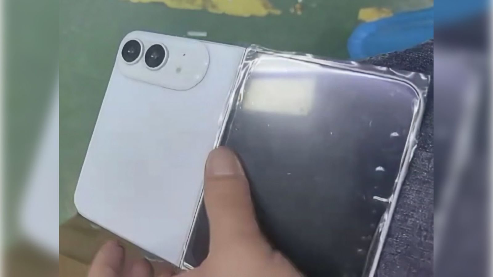 Apple Foldable iPhone Ultra White Dummy Model Leaked, Suggesting Minimalist Color Options