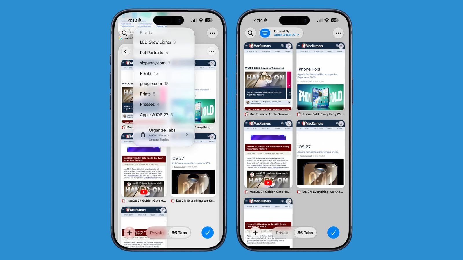 iOS 27 Safari Preview: AI Tab Groups, Custom Extensions, and Web Page Monitoring