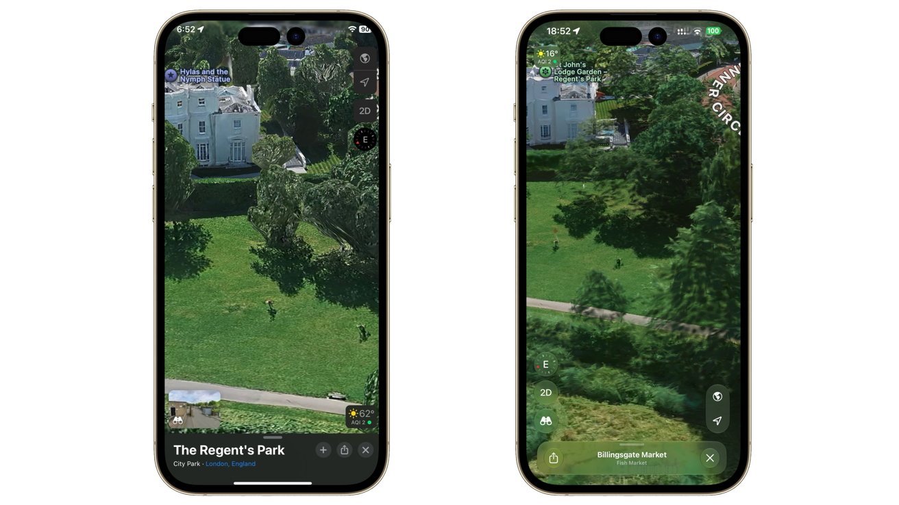Apple Maps in iOS 27 Adds AI-Improved Flyover Vegetation and Local Lists image 3