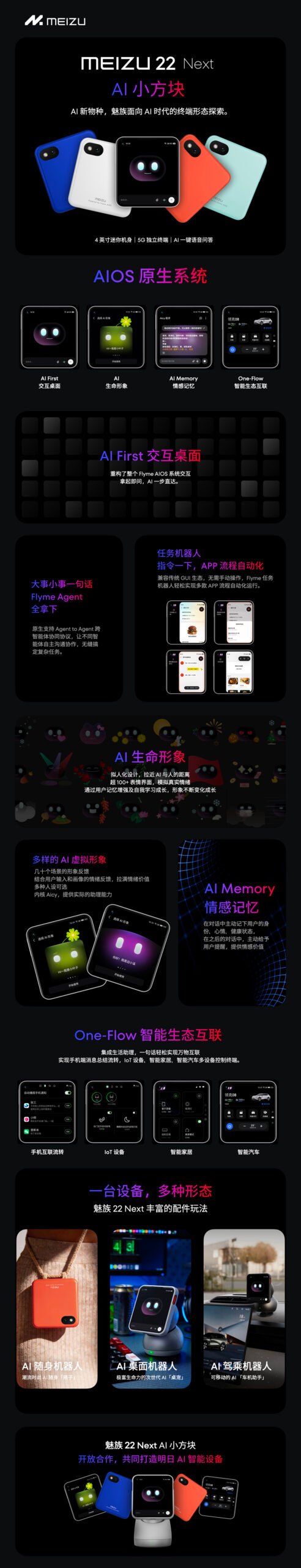 Canceled Meizu 22 Next AI Cube Prototype Appears With Unisoc T8200 and a 4-Inch Body image 4