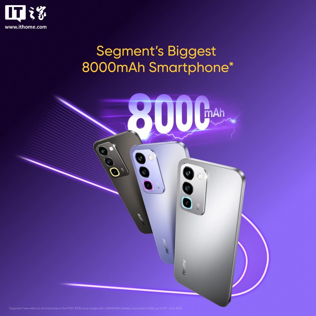 Realme P4R 5G Detailed with Massive 8,000mAh Battery and MediaTek Dimensity 6300
