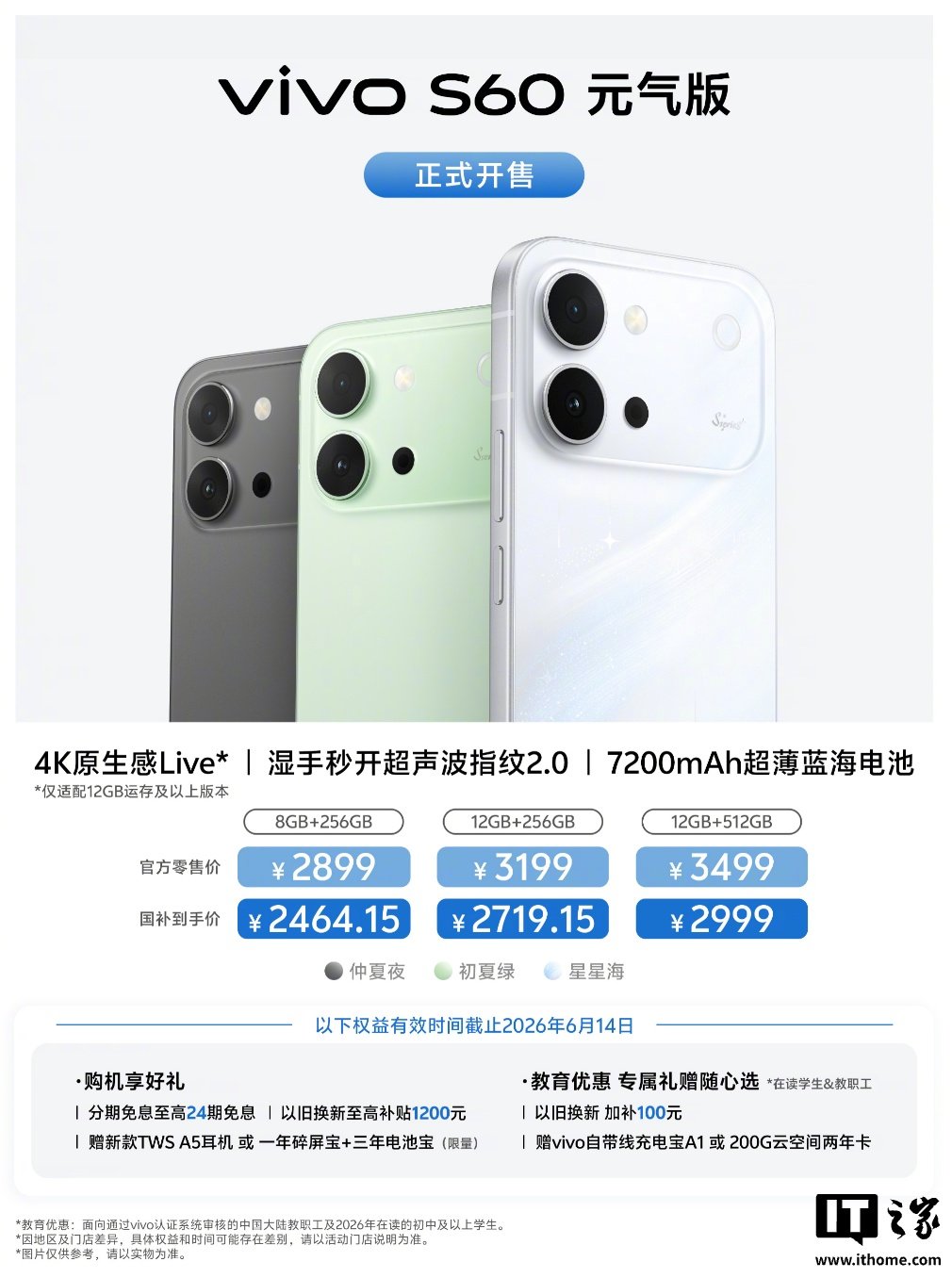 Vivo S60 Series Debuts in China Featuring massive 7,200mAh Blue Ocean Battery and 4K Live Photos image 2