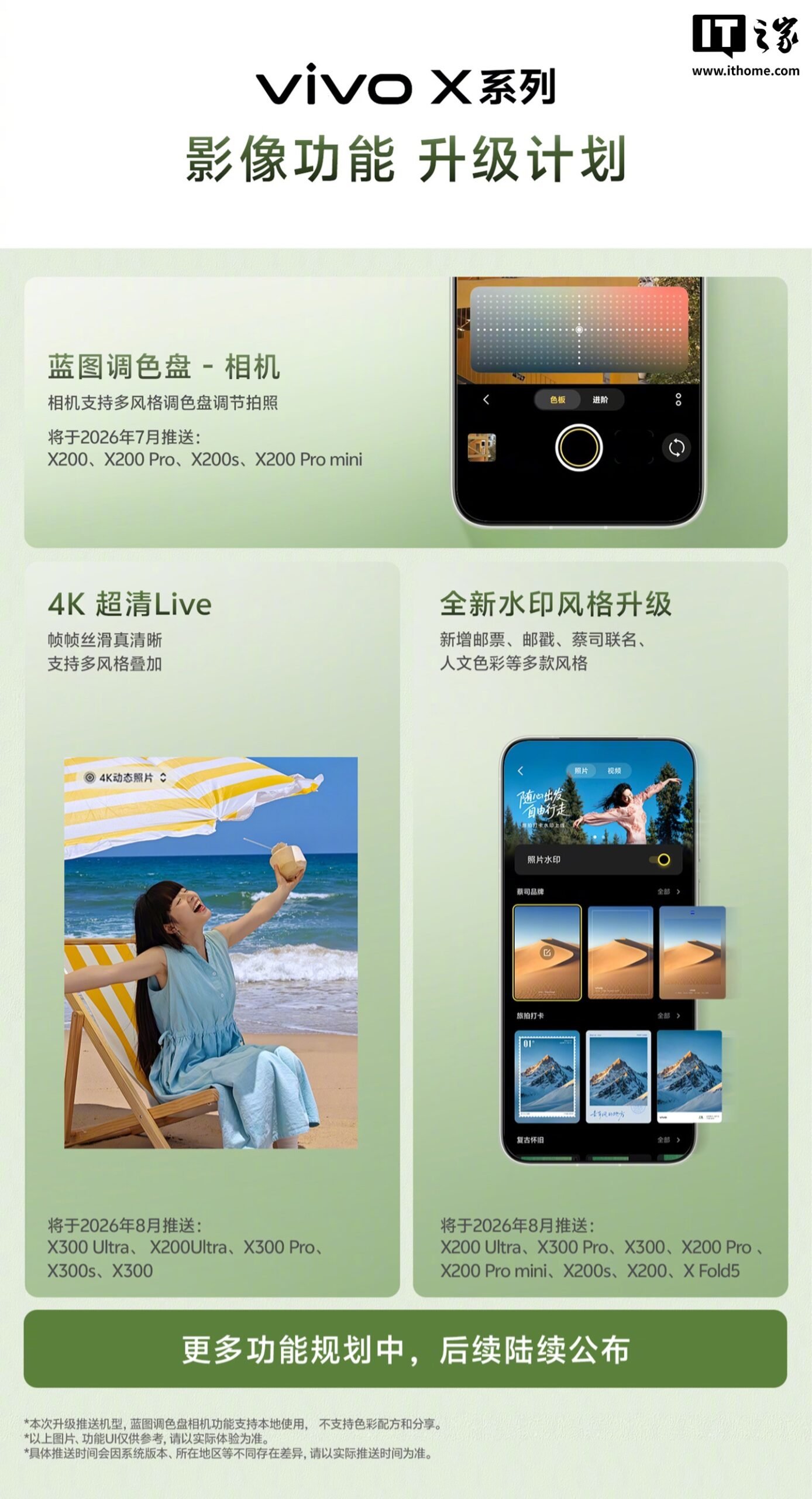 vivo X Series Camera Update Roadmap Adds Color Palettes, 4K Live Photos, and New Watermarks
