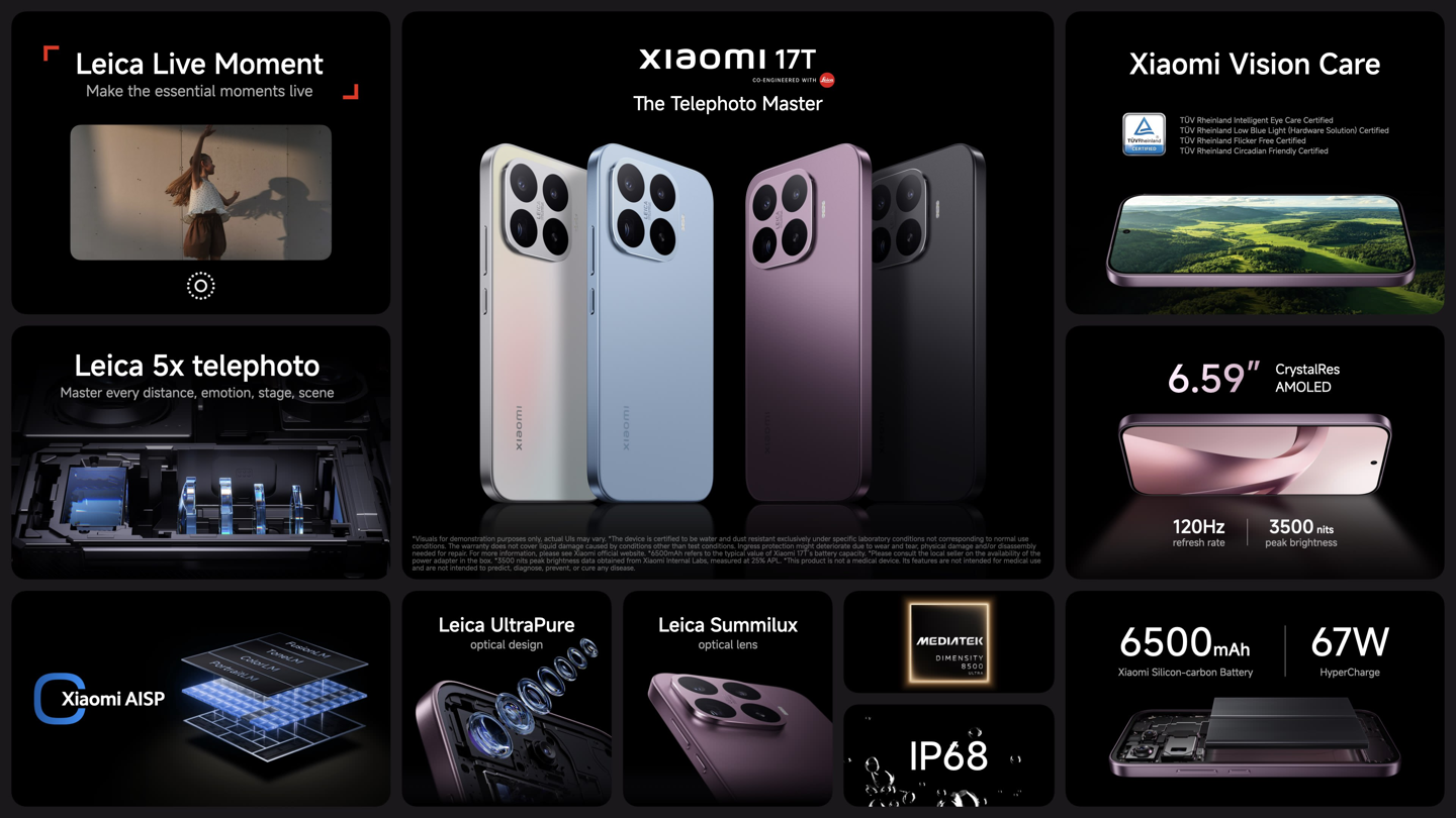 Xiaomi 17T and 17T Pro to Debut in China on June 8 as Flagship Camera Phones image 2